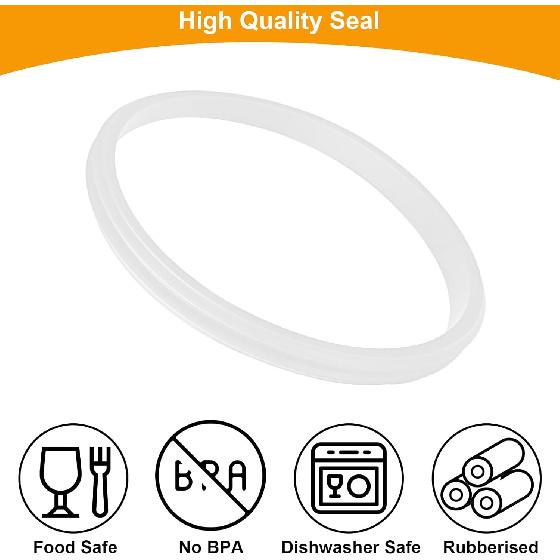 Lid Gasket for Bubba Envy 24oz Tumbler, 4 Pack Gasket Seals Compatible with Bubba Water Cup, Anti-Seepage BPA Free