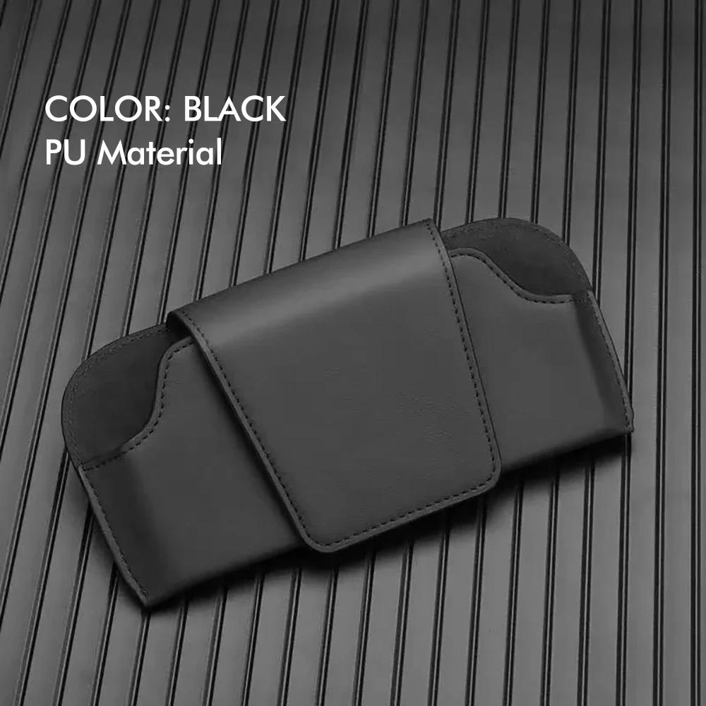 Auto Sonnenblende Brillenhalter Premium Leder Sonnenbrillenetui Clip Organizer Auto Brillen Aufbewahrungsbox Garage Handwerkzeuge