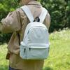 Schoolbag Japanese Simple Solid Color Backpack Light Commuting Large Capacity Student Schoolbag Casual Versatile Outdoor Travel Backpack