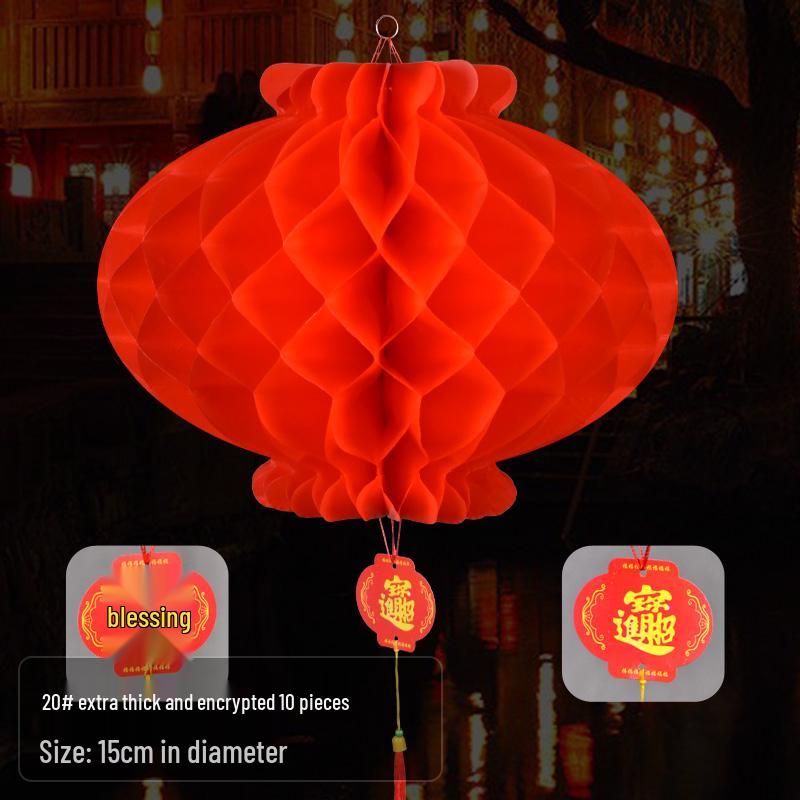 

Small Red Lantern Ornaments for New Year, Weddings, and Decorations