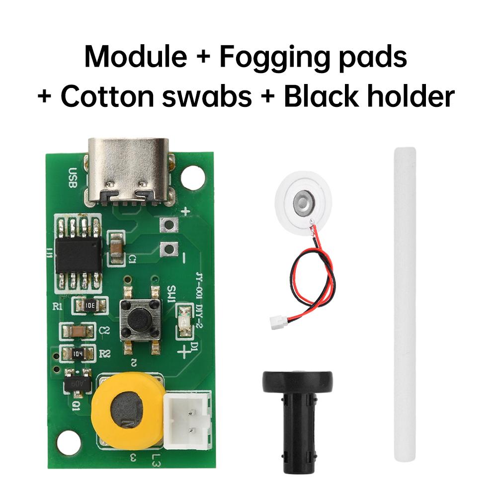 Typ-C 5V Mini-Luftbefeuchter DIY-Kits Nebelgenerator und Treiberplatine Vernebler Zerstäubungsfolie Zerstäuberblech Mini-Oszillierend