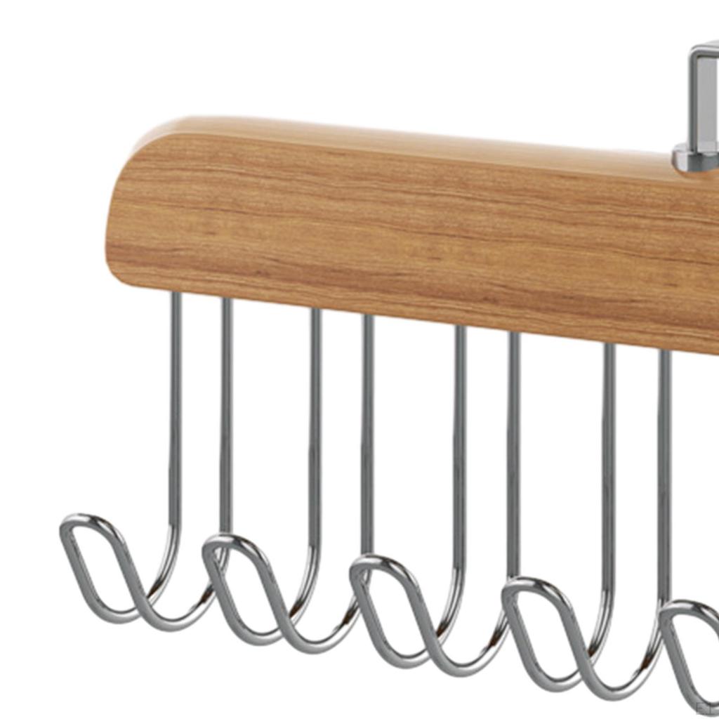 Linne Klädhängare Bälte Underkläder 8 Krokar BH-organisatör Sjal för Bad