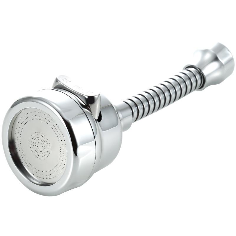 

Кухонный смеситель с напорной удлиненной душевой лейкой One Size серебряный