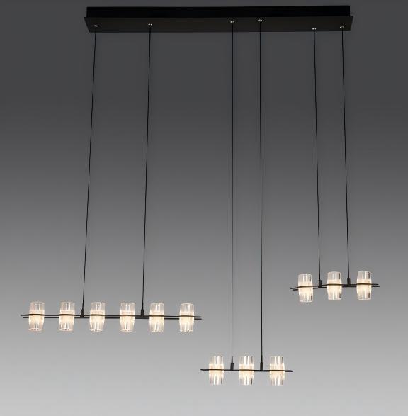 Postmodern Minimalist Chandelier for Living Room, Restaurant, or Bedroom - Italian Round Ring Design