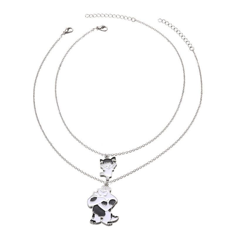 Neck Jewelry Hot-selling Good Friend Girlfriend Gift Chain Cute Girl Cow Pendant Necklace Woman