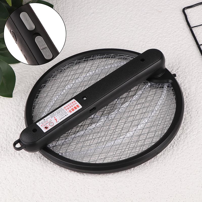 1 Set Mosquito Zapper Foldable Bug Zapper Racket Mosquito Rechargeable For Indoor Outdoor Electric Fly Swatter Racket