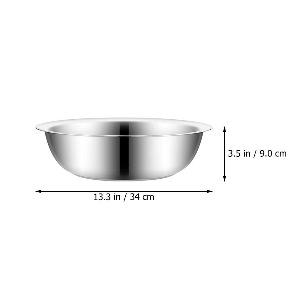 Large Stainless Large Bowl Steel Basin Mixing Large Stainless Steel Mixing Bowl Bowl Kitchen Large Stainless Steel Bowl Tool