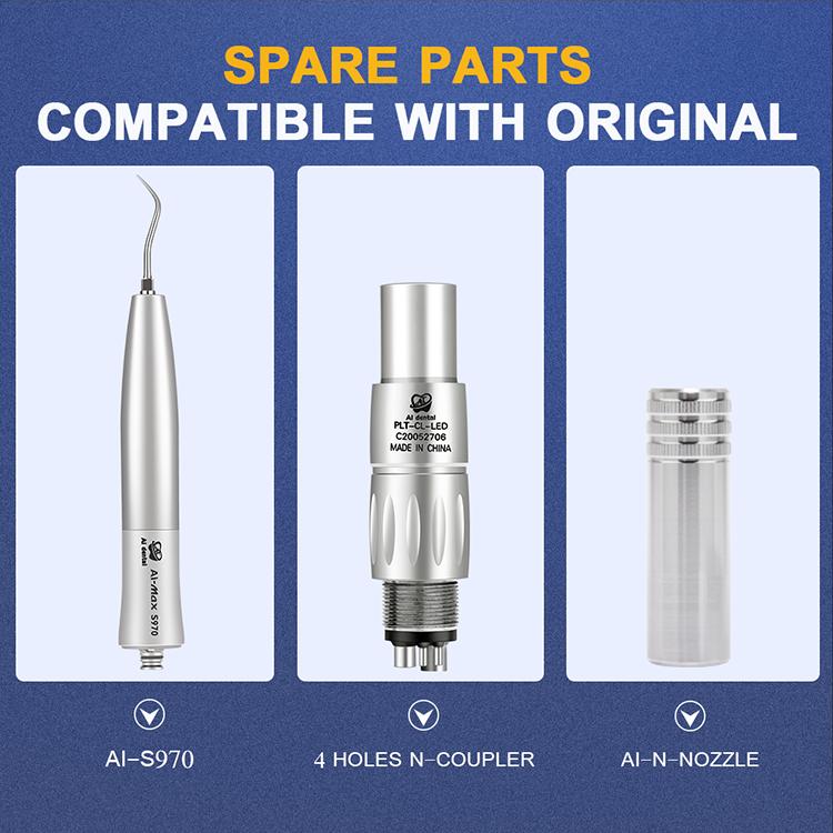 Dental Tools AI-S970-NCL4 Endodontic Air Scaler Handpeice Without Fiber Optic With N-coupling For Dental Chair