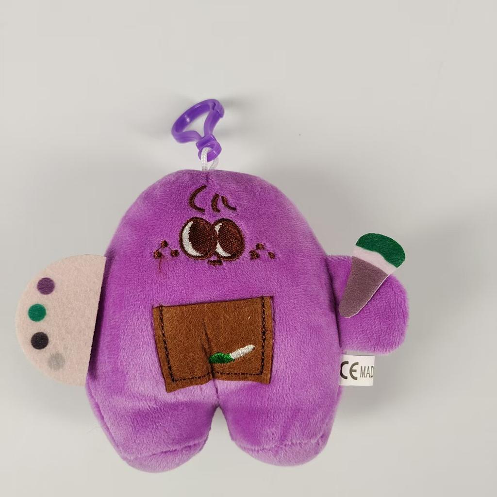 Cute Snacks, Vegetables And Fruits Series, Emoji Plush Doll Bag, Pendant, Video Game City, Doll Grabbing Machine, Gift.