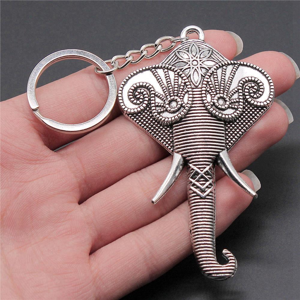 Big Elephant Animal Keychain for Women Best Seller Sweet Christmas Gift Streetwear Car Key Ring