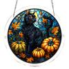 Cattura Sole Puzzle Acrilico, Kit Puzzle Cattura Sole Stile Vetro Colorato di Halloween, Ornamento da Appendere a Finestra Gotico per Casa, Giardino