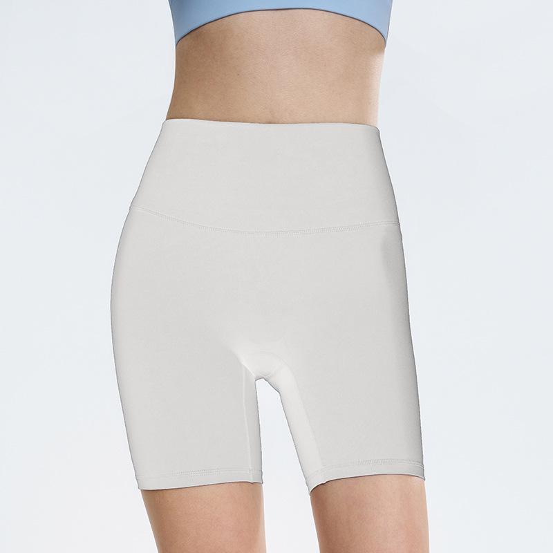 

Женские бесшовные шорты для йоги с эффектом «обнажённой кожи» - Облегающие, с высокой посадкой, летние фитнес-шорты до середины бедра L