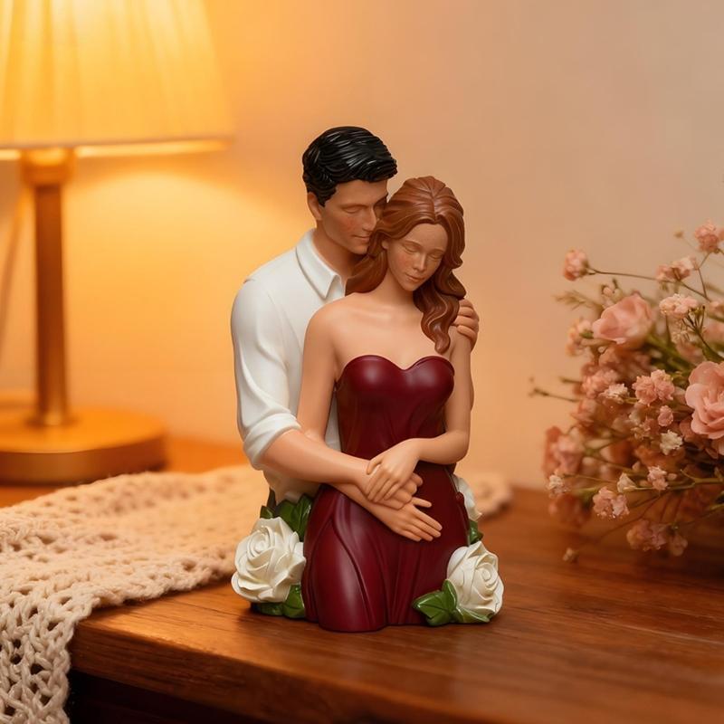 Rose Couple Candle Crafting Mold Silicone Mould for Unique Handmade Crafts Epoxy Resin Wedding Decoration Making Mold