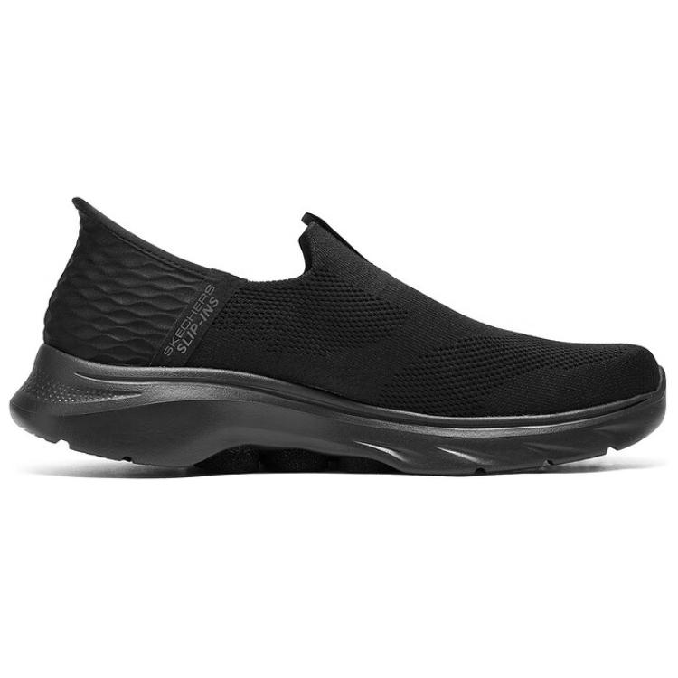 New Skechers GO WALK 7 Breathable Low Top Casual Shoes Men's Black 216641-BBK