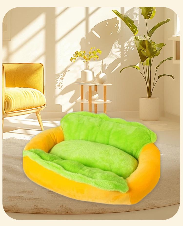 Hot Dog Shaped Pet Bed: Super Soft, Warm, and Universal for Cats and Small Dogs