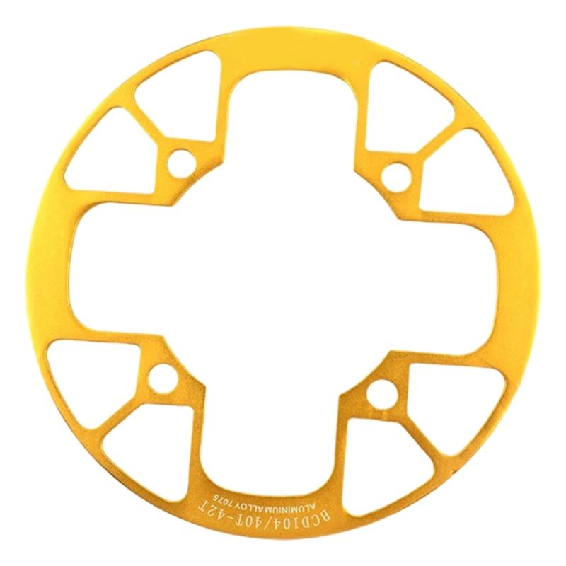 Mountain Bike Chainwheel Guard Cover Aluminum Alloy Bicycles Chainring Guard Bike Crankset Protector Easy To Use