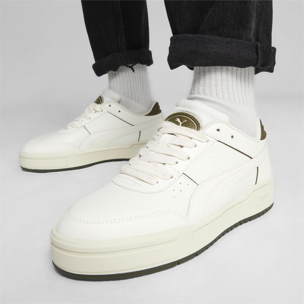 Puma CA PRO Sport 2023 Warm Size cm Sneakers, Fall/Winter Colors, White/Alpine Snow/Dark Olive, 22.0