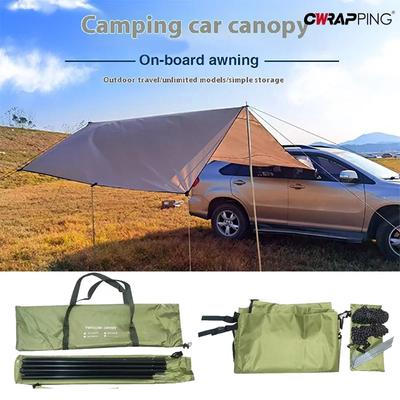 Wodoodporna Osłona Namiotowa na Kampera Samochód Shelter Namiot Outdoor Camping Luksusowy Namiot na Samochód SUV Osłona Przeciwdeszczowa na Dach Samochodu Akcesoria do Kampera