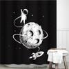 3D Grey Geometric Stone Shower Curtains Fabric Waterproof Bathroom Curtain Renew Home Hotel Decorative Curtains Blackout Screen