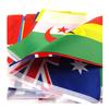 Zwjflagshow World Bunting Flag 14*21cm 20*30cm 100 200PCS Football Soccer National Flag Country World Banner Bunting String Flag