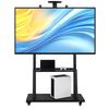 Movable TV Bracket with Wheel Conference TV Mobile Cart Adjustable Universal TV Floor-Standing Stand for 42 To 100 Inch