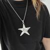 Sea Star Necklace Female Niche Retro Sweet Cool Babes Wind Subculture Ins Star Sea Star Collarbone Chain