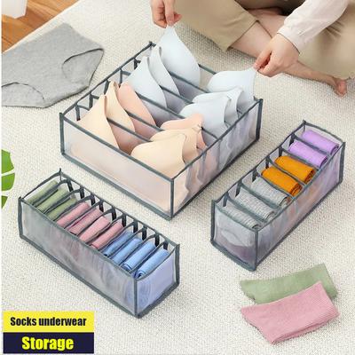 Divider Storage Box Κάλτσες Ντουλάπα υπνοδωματίου Κουτί αποθήκευσης Εσώρουχα Κουτί αποθήκευσης Σουτιέν Πτυσσόμενο συρτάρι Κουτί αποθήκευσης