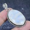 Moonstone Gemstone 925 Sterling Silver Jewelry Pendant 2.01"