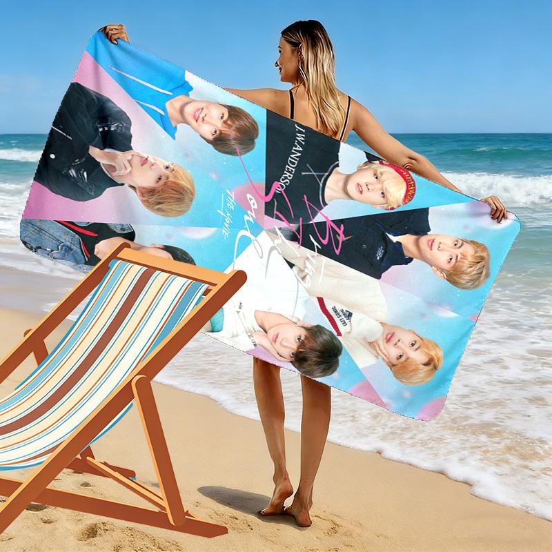 Harmonious Bonds: Unity Diversity Beach Towel Soft Outdoor Camping Swim Quick-drying Swim Towel Outdoor Pool Towel Outdoor Picnic Beach Mat Beach