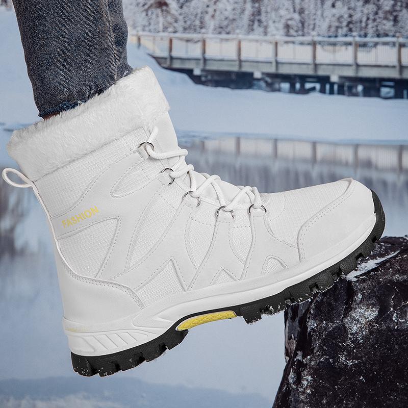 Ghete de iarnă Impermeabile Exterior Ghete pentru bărbați Glezne Ghete de zăpadă Înalte Ghete de iarnă pentru bărbați