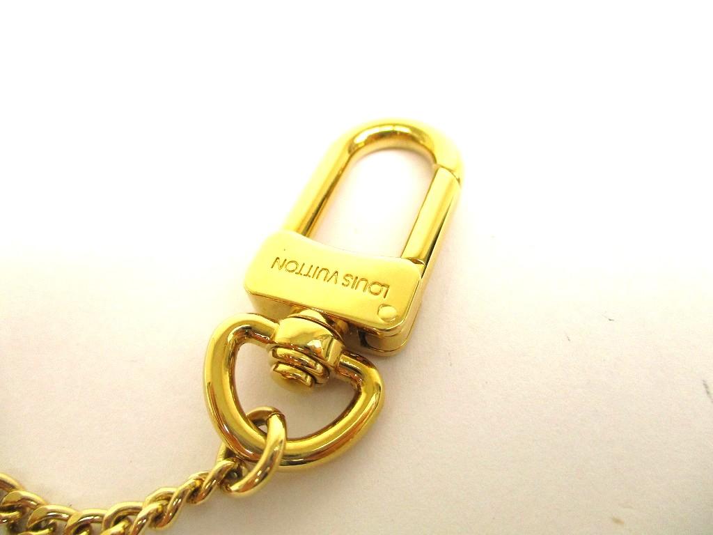 Authentic LOUIS VUITTON Gold Plated Wallet Chain Chaine Anneau Cle #b020  Seller Refurbished