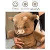 40cm Cute West Highland Calf Plush Toys Creative Run Fast Cartoon Soft Stuffed Animal Babys Appease Doll Pendat For Kid Gifts