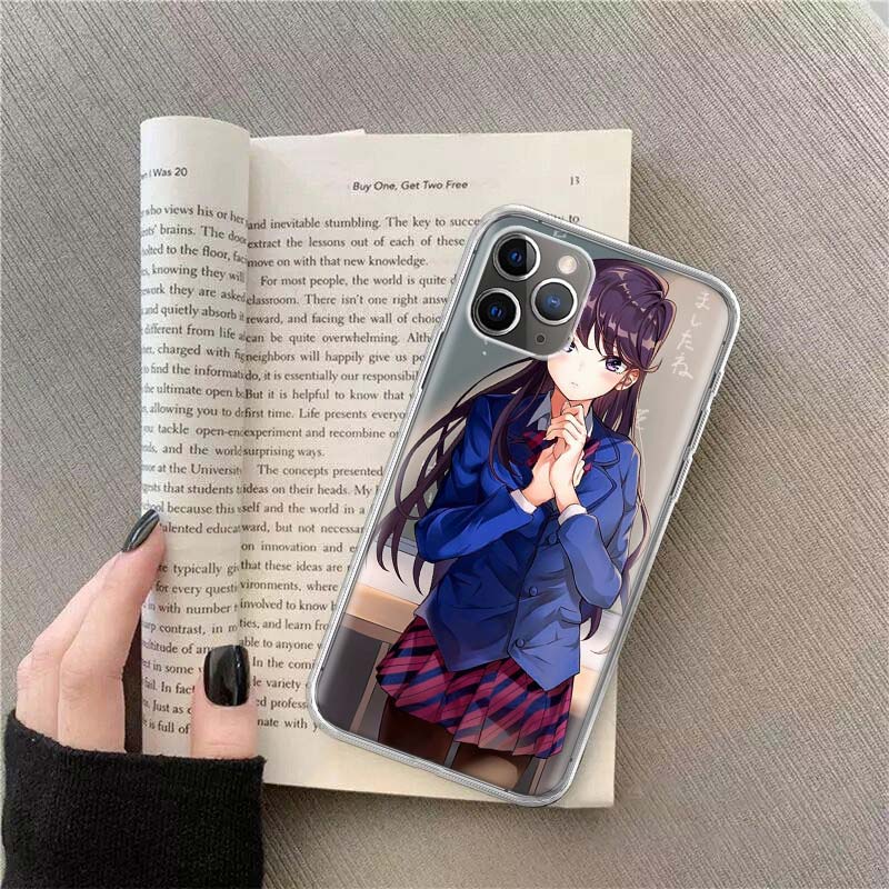 Anime Komi Shouko Cant Communicate Phone For Apple Iphone 12 13 Mini 15 Pro Max 11 Pro 14 Plus 16 Pro Max 16E Case Shell Cover