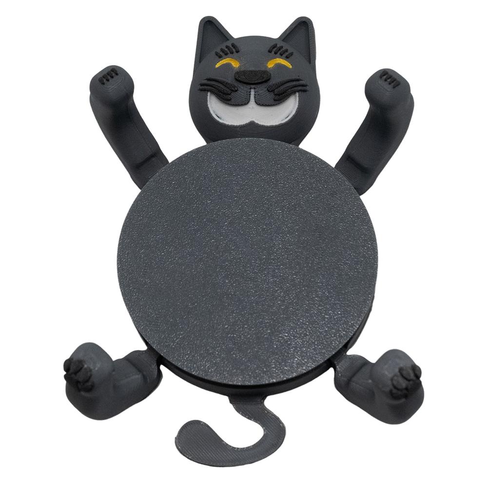 

3D-принт забавные подставки для стаканов с котами, снимающие стресс, изолированные подставки, украшение для кружки с милым котенком для украшения дома