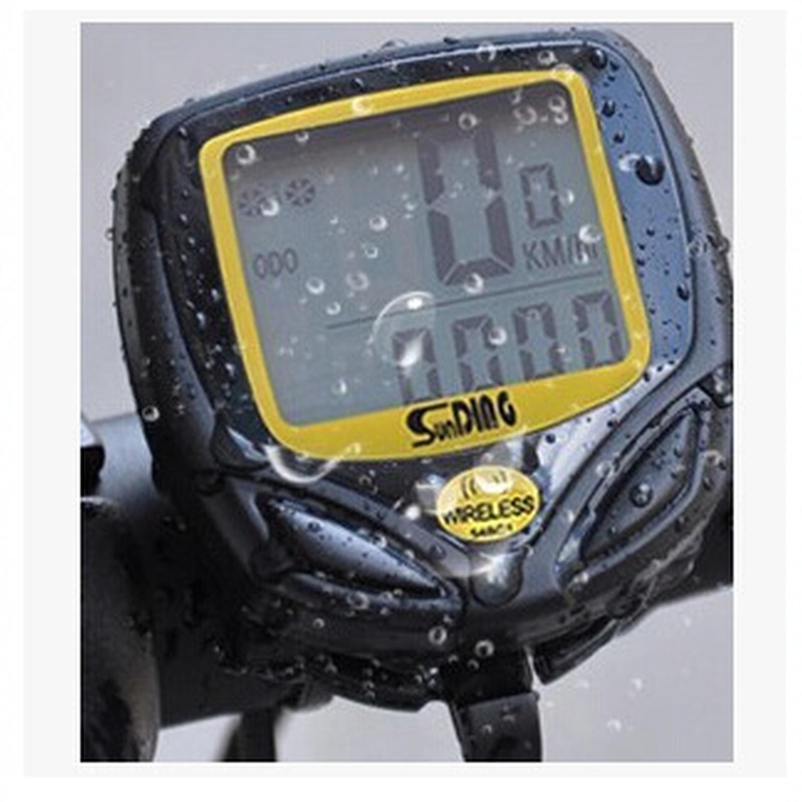 

Wireless Bike Computer LCD Digital Odometer Speedometer Sensors Multifunction Computer Bike Accessories One Size чёрный