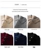 Men's Cashmere Polo Collar Sweater, Solid Color Knitwear, Long Sleeve Button-Up Pullover for Autumn/Winter