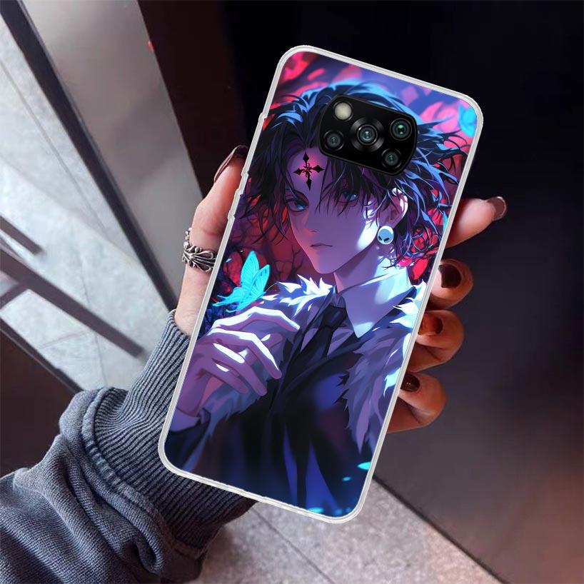 Huner X-Hunters Chrollo Shizuku Phone Case For Xiaomi Poco X7 X6 X5 Pro F7 Ultra Redmi 15C 15 13 13C 12 12C 10 10A 10C 9 9A 9C 9