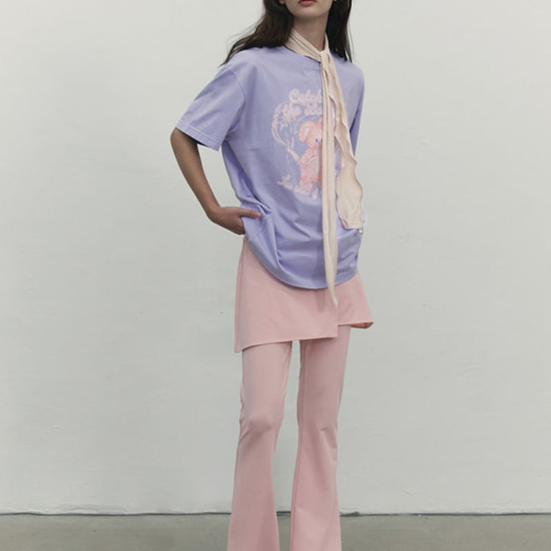 

KIRSH Шарф-снуд сетчатый с цветными вставками [Розовый] F