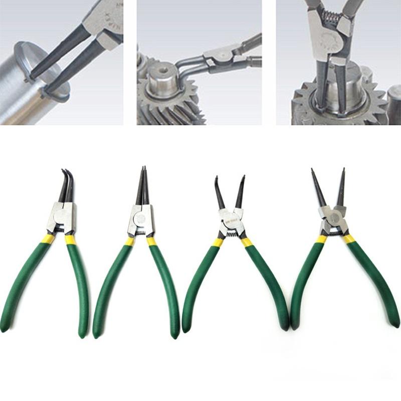 4Pcs 1.7mm Snap Ring Pliers Set Car Circlip Retaining Clip Installation Tools