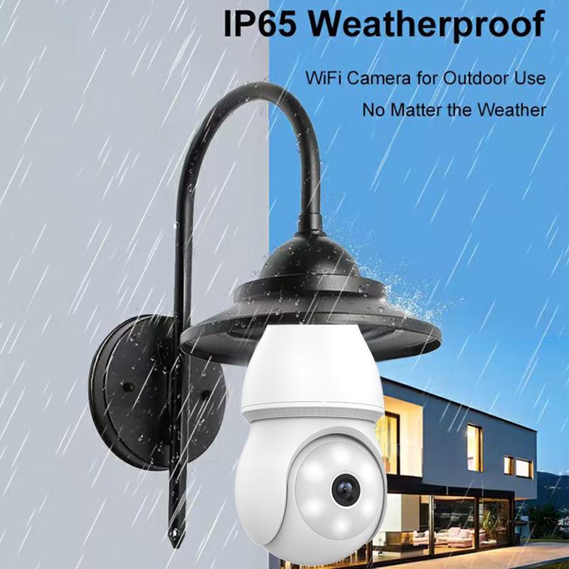 E27 WiFi Bulb Security Camera with 2MP HD, ICSEE Viewing, & Home Lighting