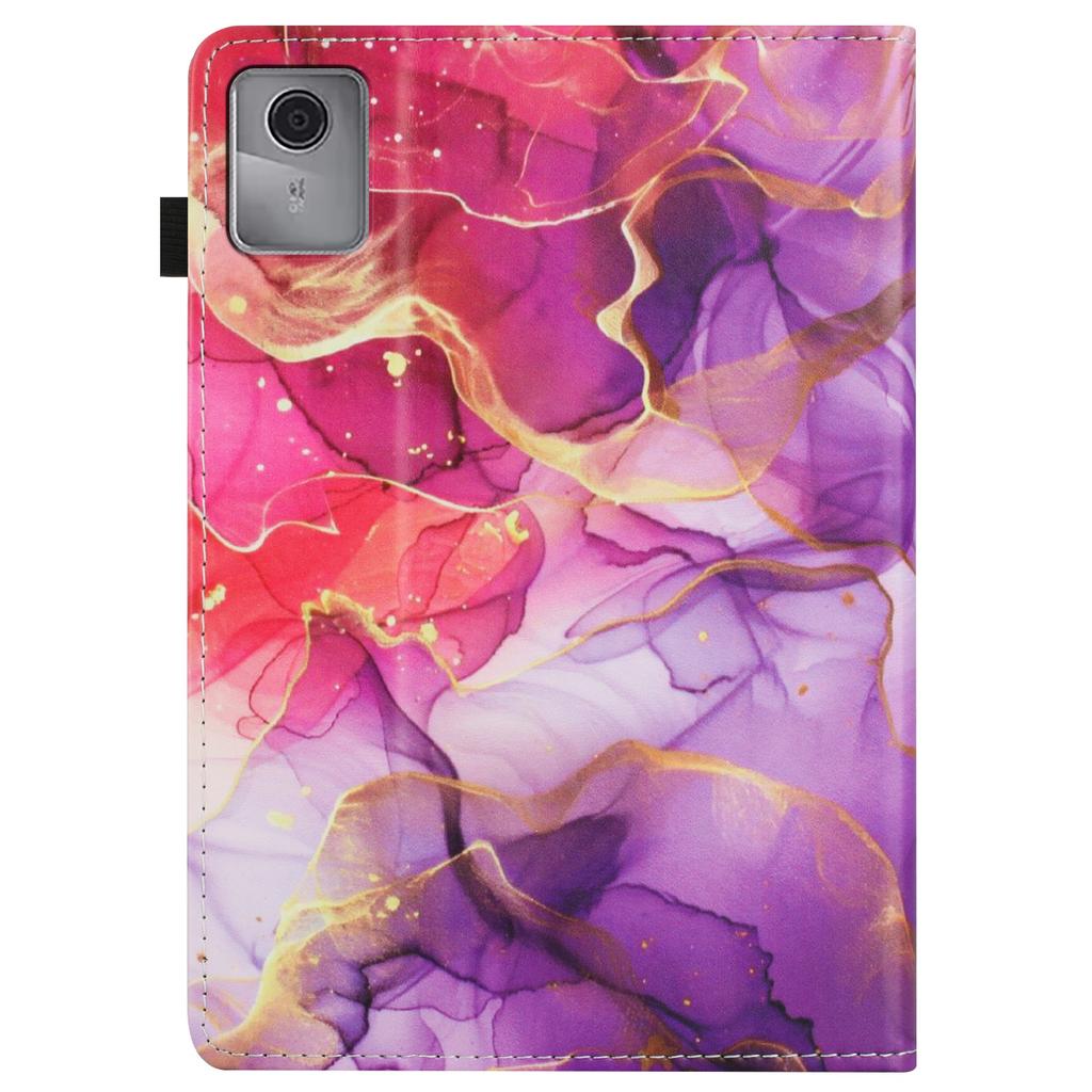 Tablet Case For Lenovo Tab M11/Xiaoxin Pad 11 2024 Pattern Leather Cover with Auto Sleep/Wake, Card Holder