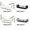 Large Capacity Under Cabinet Storage Rack Carbon Steel Spice Holder  Cabinet