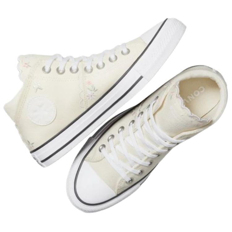 Converse All Star Madison Soft Comfortable Mid-Top Canvas Shoes Women Sneakers Off-White A13507C