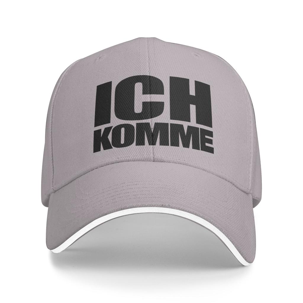 ICH KOMME LOGO Baseball Cap  Unisex Men Design Trucker Hat Summer Casual Running Hippie High Quality Baseball Caps