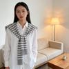 Korean-Style Striped Shawl Shirt: Versatile Summer Sun Protection and Travel Cover-Up