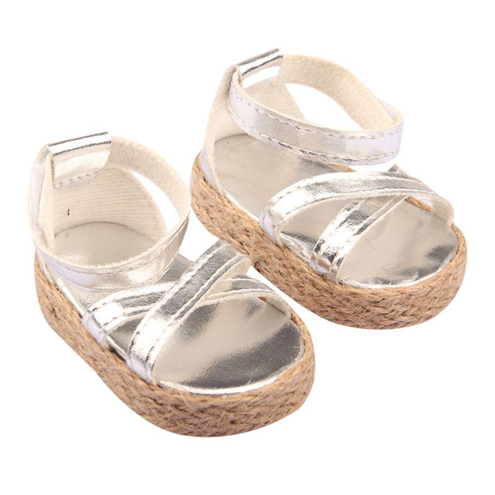 

Change Clothes Game Fit 18Inch/43cm Doll Shoes Mini Sandals Beach Slippers Dollhouse Accessories