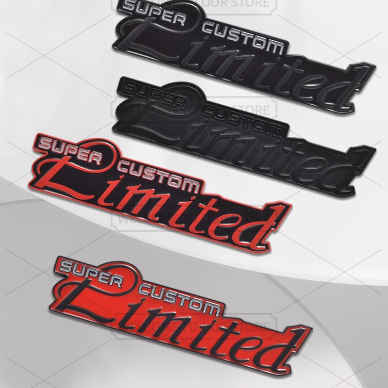 Emblemă Metalică 3D Super Personalizată Ediție Limitată Decaluri Body Autocolant Spate Auto Pentru Toyota Ford Hyundai Kia Mercedes BMW Skoda
