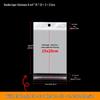 Self-Adhesive Transparent Jewelry Earring Bags with Header and Hanging Hole