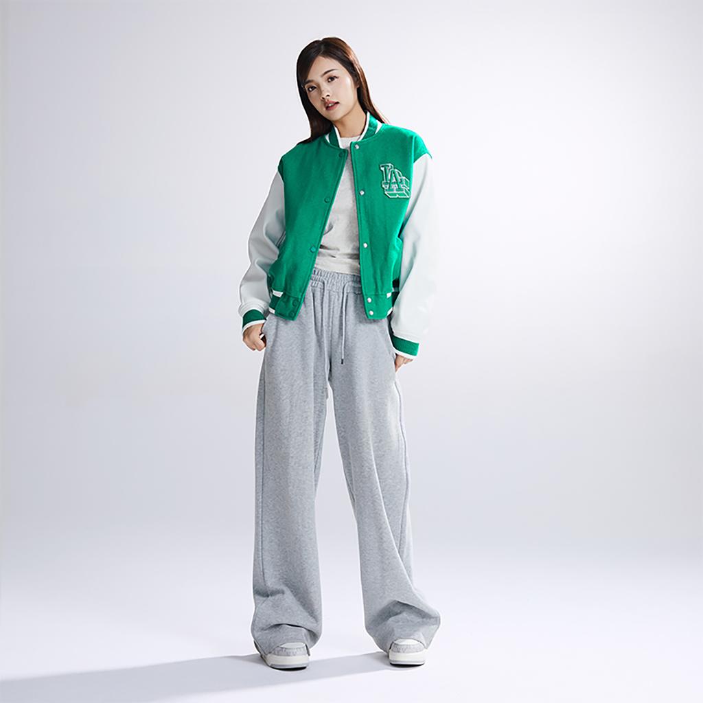 New MLB Baseball Jacket Coat Women's Green 3FJPV0134-07GNL