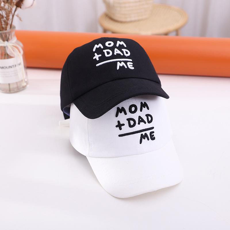 Ricamo Lettera Cappello da Baseball per Bambini Cappellino con Visiera Parasole Coreano per Bambini Tinta Unita Cappellino a Lingua d'Anatra per Bambini Visiera Parasole per Esterno per Bambino Bambina